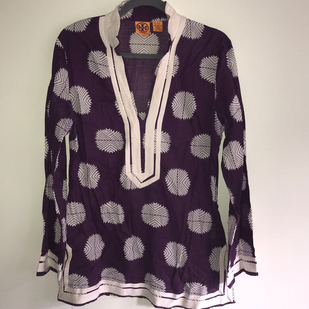 Tori Burch Cotton Tunic Cover Up Size 12
